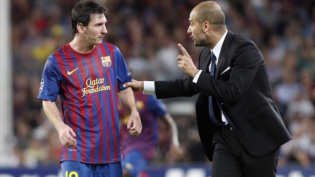 Pep and Messi were successful together with Barcelona